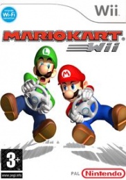 Wii Mario Kart Wii + Wheel