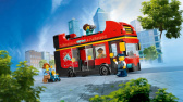 LEGO CITY 60407 Červený dvoupodlažní autobus