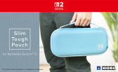 SWITCH 2 HORI Slim Tough Pouch Light Blue