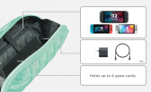 SWITCH 2 HORI Puff Pouch (Cozy Green)